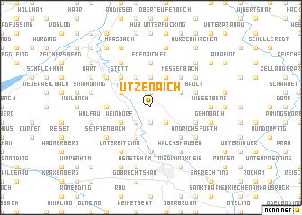 map of Utzenaich