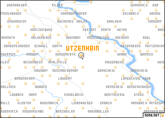 map of Utzenhain