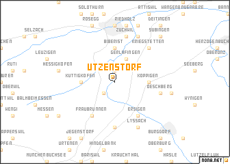 map of Utzenstorf