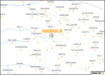 map of Uudeküla