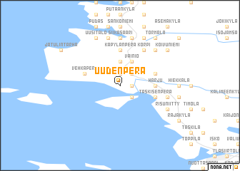 map of Uudenperä