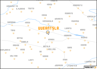 map of Uue-Antsla