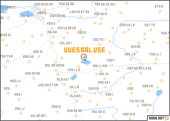 map of Uue Saaluse