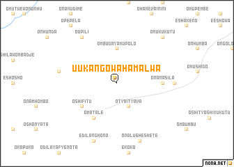 map of Uukangowahamalwa