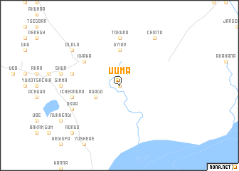 map of Uuma