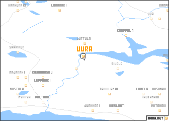 map of Uura