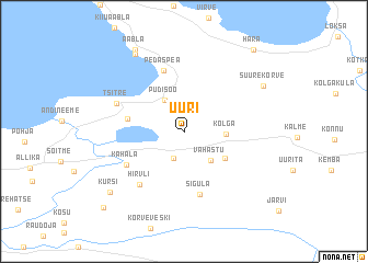 map of Uuri