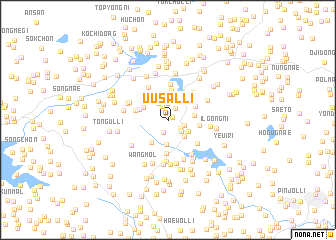map of Ŭusal-li