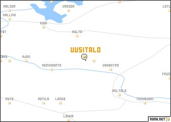 map of Uusitalo