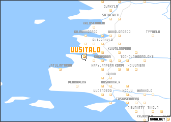 map of Uusitalo