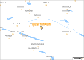 map of Uusi-Timperi