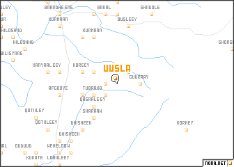 map of Uusla