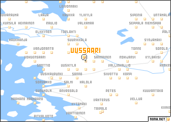 map of Uussaari