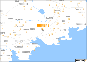 map of Üüvere