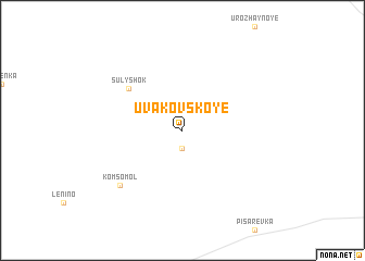 map of Uvakovskoye