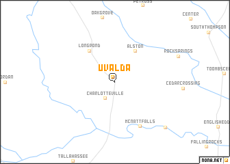 map of Uvalda