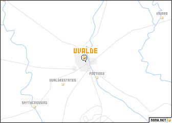 map of Uvalde