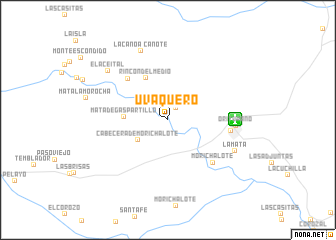 map of Uvaquero