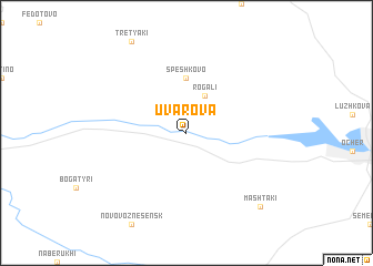 map of Uvarova