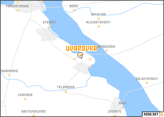 map of Uvarovka