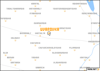 map of Uvarovka