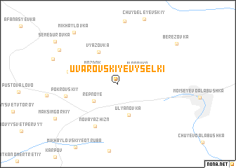 map of Uvarovskiye Vyselki