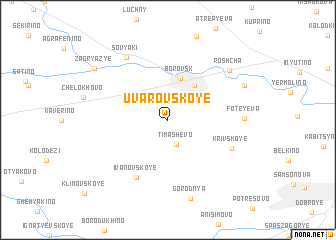 map of Uvarovskoye