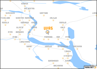 map of Uvås