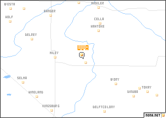 map of Uva