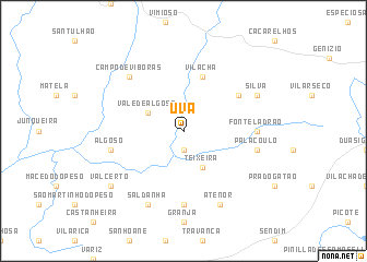 map of Uva