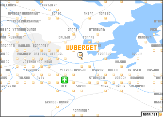 map of Uvberget