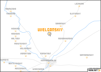 map of Uvel\