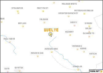 map of Uvel\