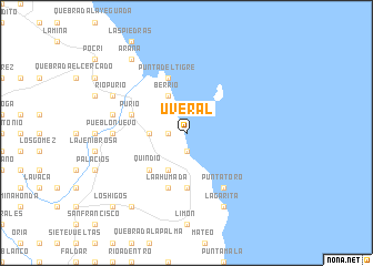 map of Uveral