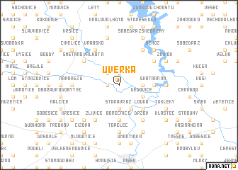 map of Úvěrka