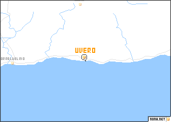 map of Uvero