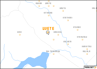 map of Uvete