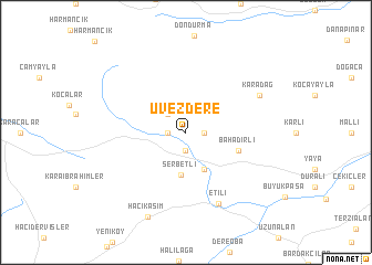 map of Üvezdere