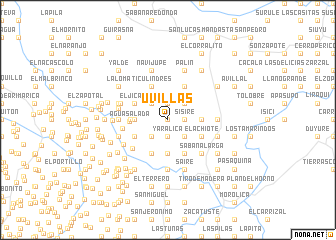 map of Uvillas