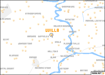 map of Uvilla