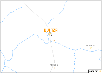 map of Uvinza