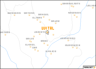 map of Uvital