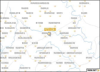 map of Uwaka