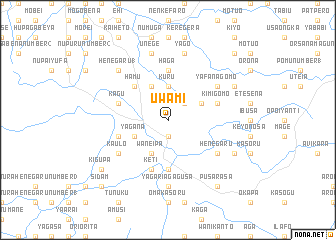 map of Uwami