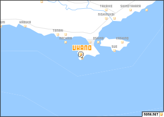 map of Uwano