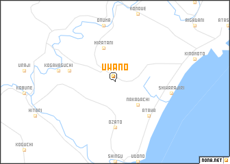 map of Uwano