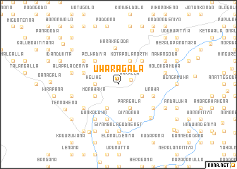 map of Uwaragala