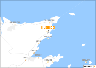 map of Uwaura