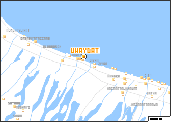 map of ‘Uwaydāt