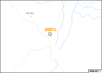 map of Uwayl